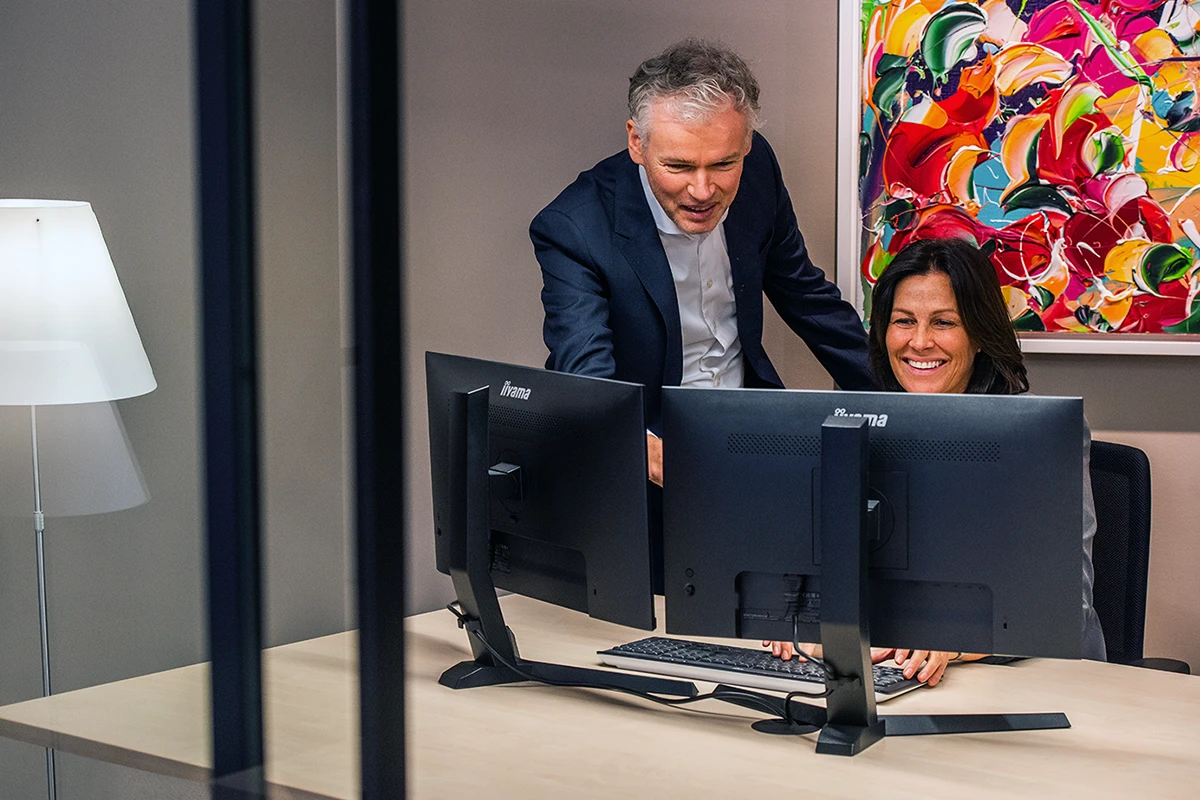 Zaakvoerders Guy en An van ADB Verzekeringen