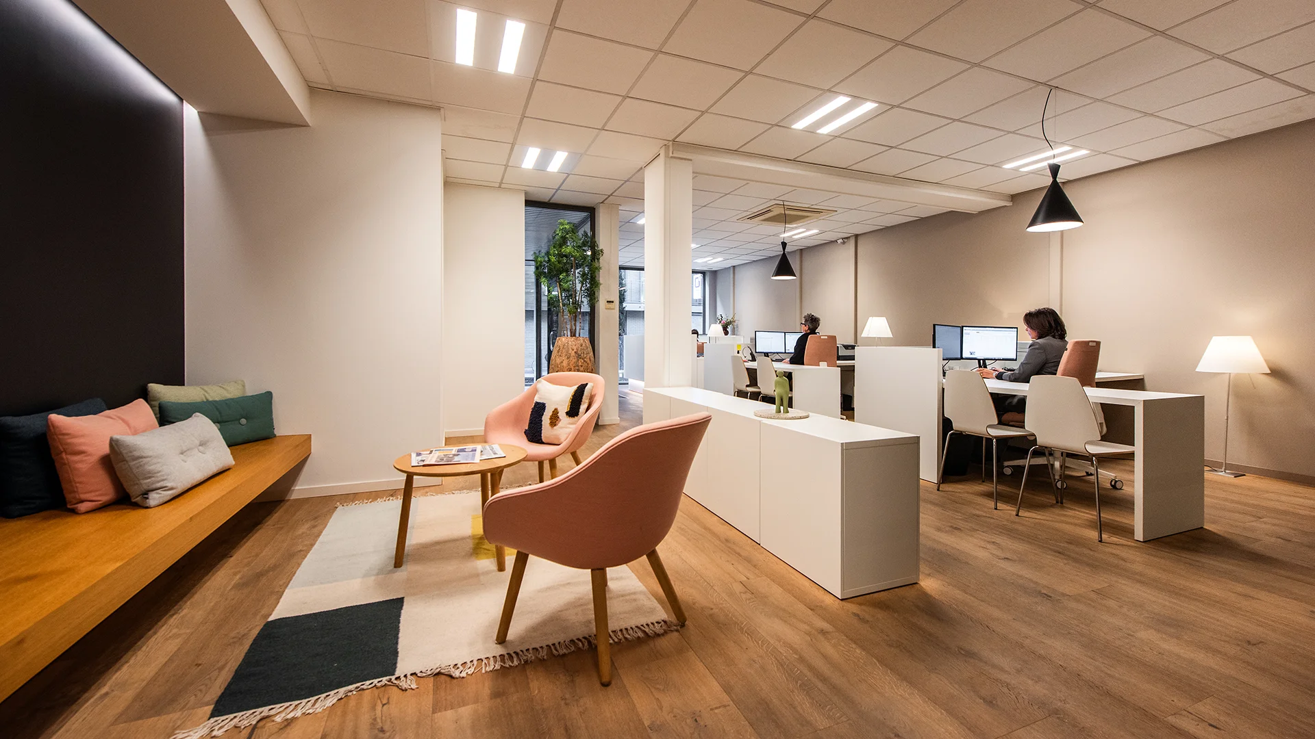 Sfeerfoto van het kantoor van verzekeringsmakelaar ADB verzekeringen in Hasselt
