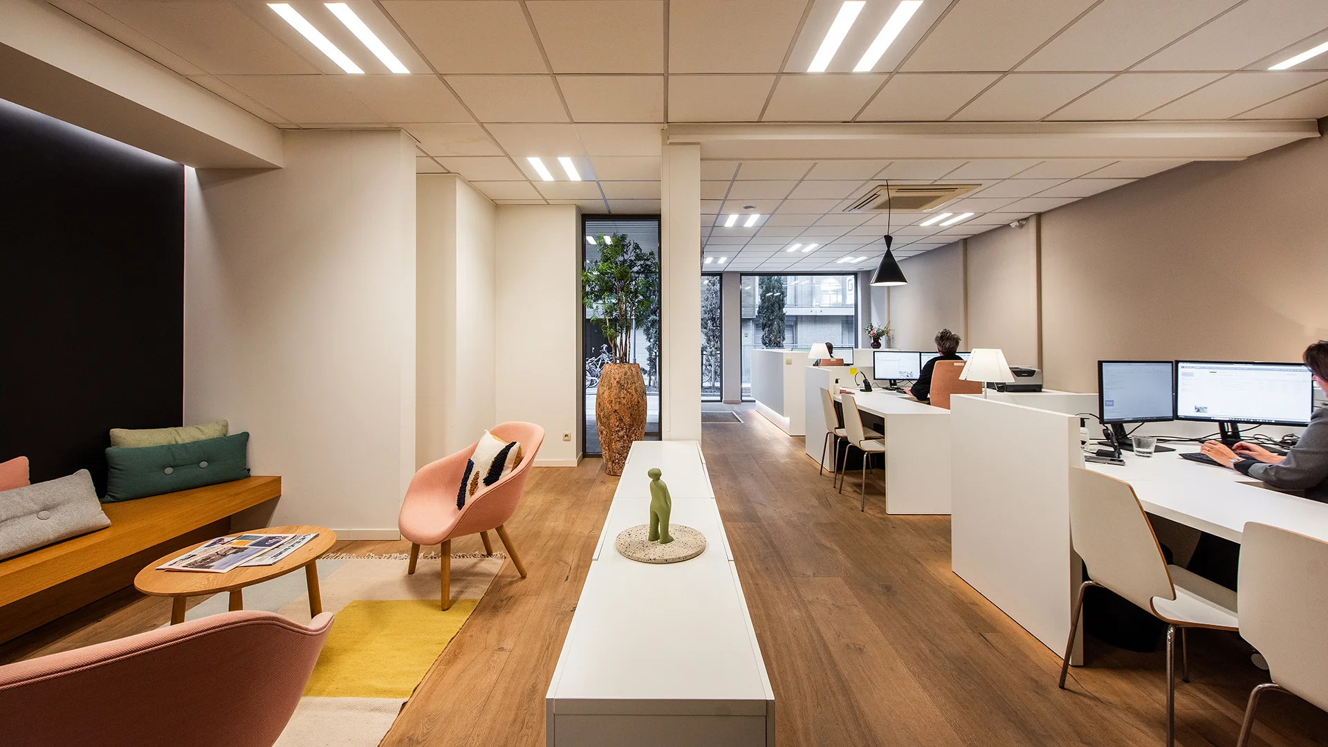 Sfeerfoto van het kantoor van verzekeringsmakelaar ADB verzekeringen in Hasselt